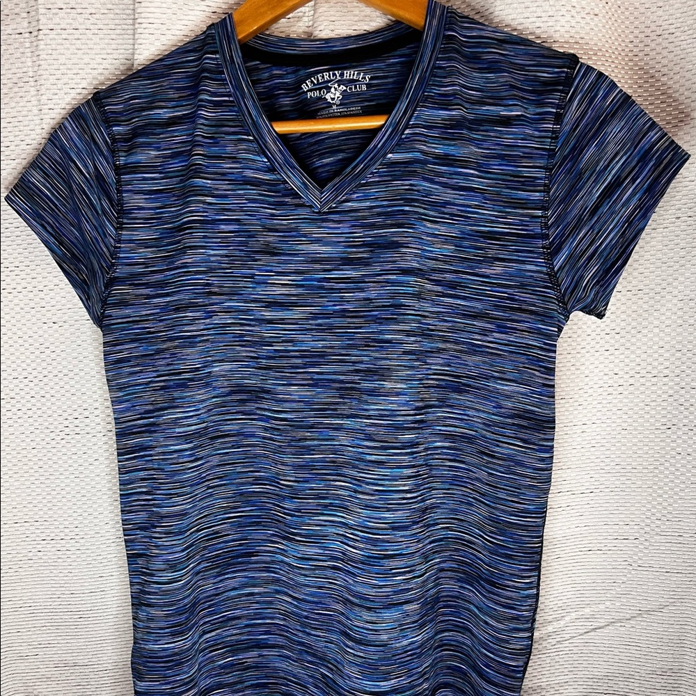 Blue & Purple Active Top